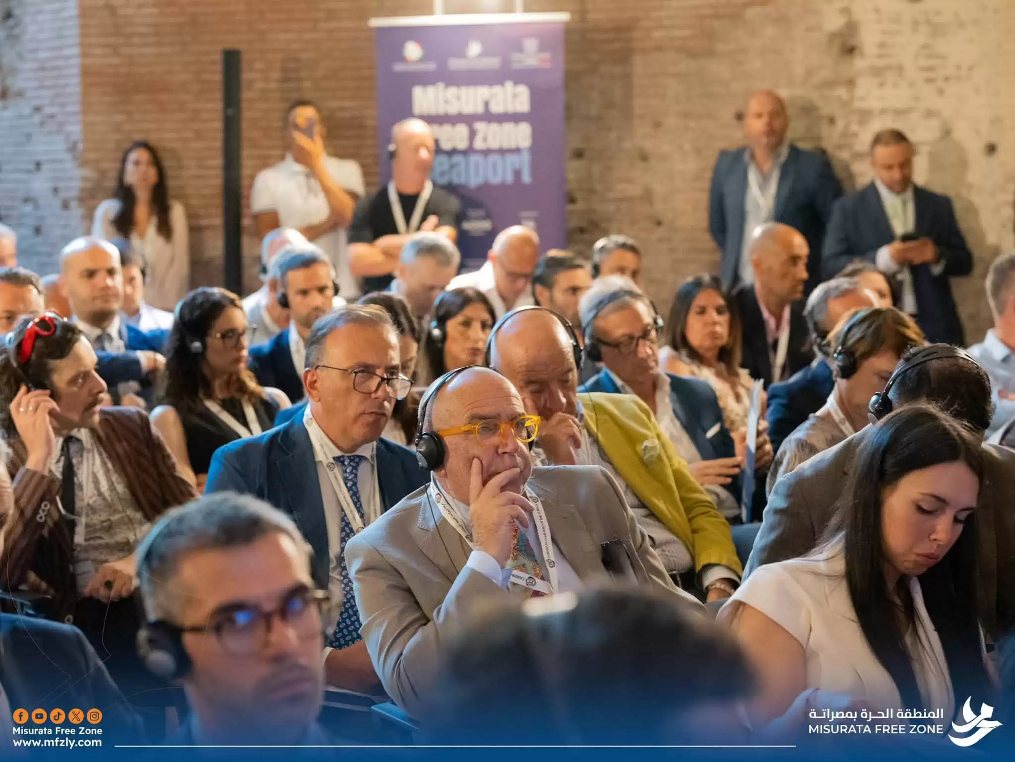 روما تحتضن الجولة التعريفية للمنطقة الحرة بمصراتة لتعزيز الشراكات مع الشركات الإيطالية