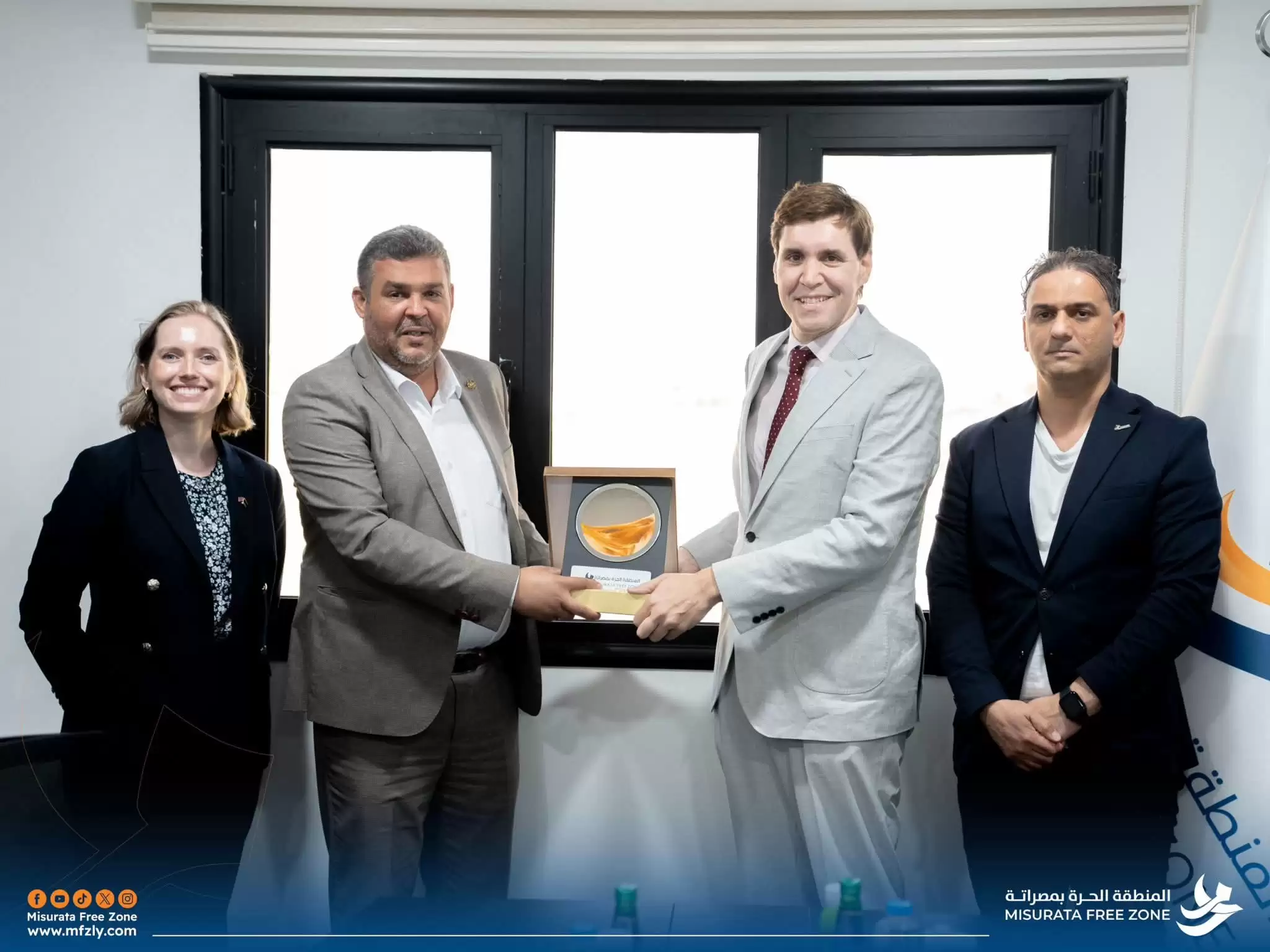 British Embassy’s First Secretary of Economic Affairs in Libya Explores Investment Opportunities at Misurata Free Zone